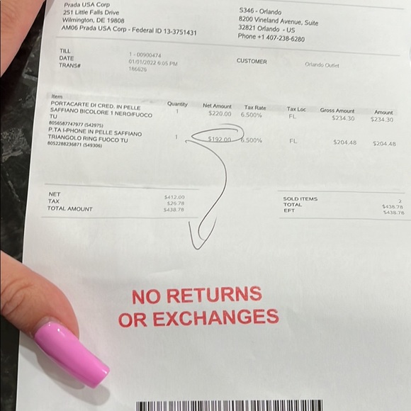 BRAND NEW Prada iPhone X phone case - Picture 4 of 4